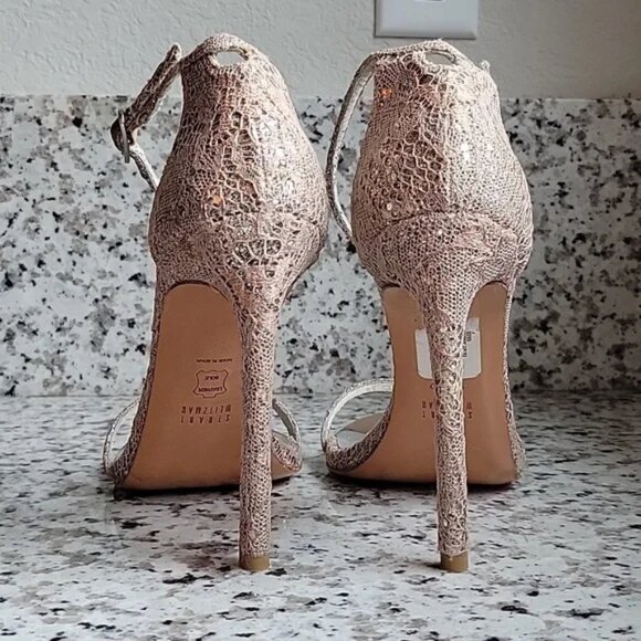 Stuart Weitzman Nudist Quartz heels US Sz 9 - Picture 4 of 7